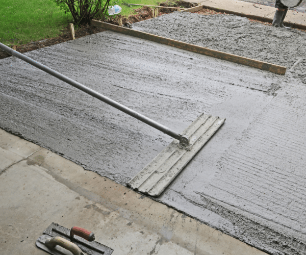 Driveway Concrete Pouring